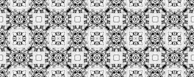 Basit Geometrik Desen. Kusursuz Ikat Doodle Tekrarla. Soyut Tasarım Mürekkep Deseni. Siyah renkli yerli Geo Batik. Gri renkli Ikat Scribble deseni. Kusursuz el fırçası. Kabile Mürekkebi Süpürgesi Fırçası.