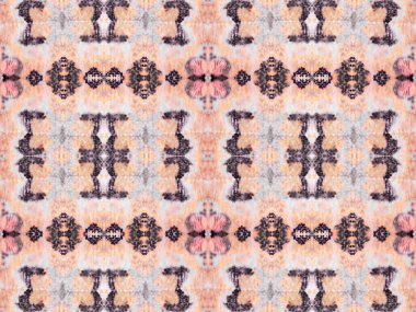 Mor Renkli Geometrik Desen. Soyut El İşareti. Kusursuz Çizgili Boho Batik. Su Boyası Geometrik Fırçası. Soyut Suluboya Tekrarı Su Rengi Bohem deseni. Kabile Bohem Batik.