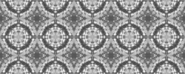 Basit Bohem Düzeni. Etnik Tasarım Kalıbı. Kusursuz mürekkepsiz suluboya halı. Kabile Mürekkebi Doodle Batik. Siyah Renkli Yerli Geo Fırçası. Kusursuz Boyalı Parmak izi. Gri Renkli Ikat Betik Deseni.