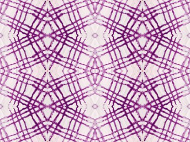 Mor Renkli Bohem deseni. Kusursuz çizgili Boho fırçası. Su Boyası Geometrik Batik. Kabile Bohem Fırçası. Su Boyası Bohem dokusu. Soyut Suluboya Deseni Tekrarla Soyut El Fırçası.