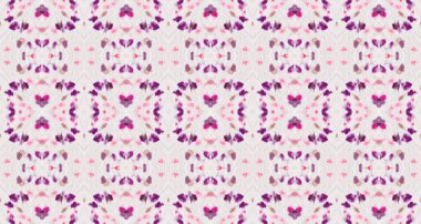 Violet Renkli Geometrik Desen. Mor renkli Geometrik Batik. Kabile Bohem Fırçası. Kusursuz suluboya tekrar eden soyut dalga işareti. Su Boyası Bohem Tekstili. Kusursuz Çizgili Ikat Fırçası.