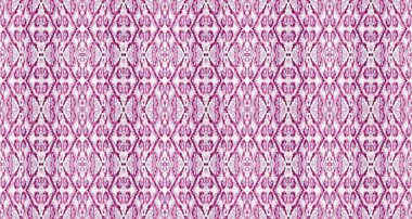 Violet Renkli Geometrik Desen. Soyut Çizgili Boho Fırçası. Su Boyası Bohem Batik. Kabile Geometrik Fırçası. Soyut Suluboya Tekrarlayan Pembe Renkli Şekil Geometrik Şablon. Kusursuz Geo İşareti.