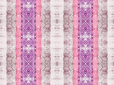 Violet Renkli Bohem deseni. Kusursuz suluboya halı desenli kusursuz çizgili Ikat fırçası. Soyut Pale Batik. Kabile Geometrik Fırçası. Gri Renkli Bohem deseni. Mor Renkli Geometrik Batik.