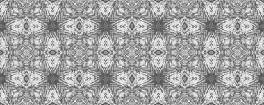 Basit Geometrik Desen. Etnik Tasarım Mürekkep Modeli. Gri renkli Ikat Scribble Deseni. Kusursuz Ikat Doodle Tasarımı. Siyah Renkli Yerli Fırçası. Kabile Mürekkebi Doodle Batik. Kusursuz Dalgalı Dalga.