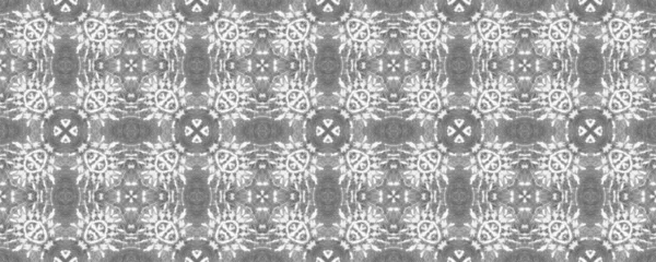 Простой Геометрический Узор Бесшовный Дизайн Ikat Pattern Дудл Инк Батик — стоковое фото