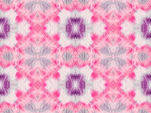 Lila Farbe Bohemian Muster Rosa Farbe Bohemian Textile Aquarell Geometrischer — Stockfoto