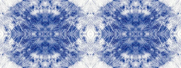 Color Spot Blue Colour Tie Dye Blot Boho Ink Splatter — Stock Fotó
