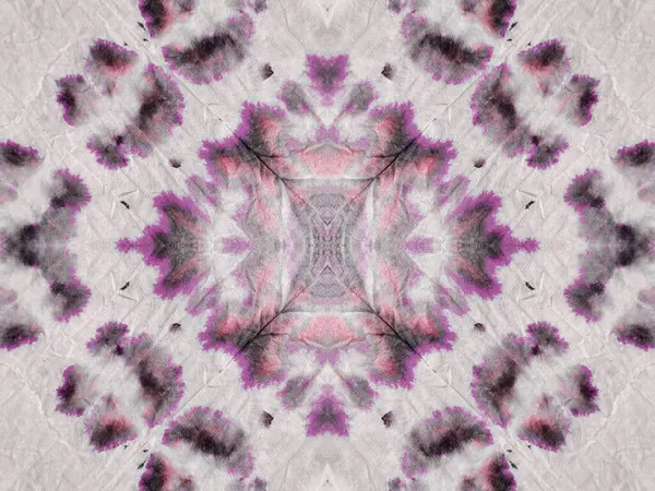 Roze Naadloze Vlek Natte Creatieve Plattegrond Bind Dye Hand Naadloos — Stockfoto
