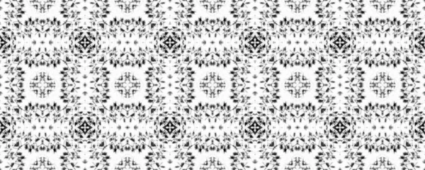 Simple Scribble Pattern Ethnic Hand Batik Native Ikat Doodle Brush — Stock Photo, Image