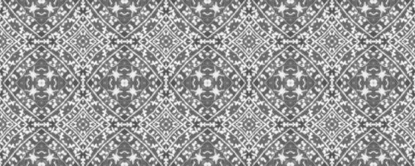 単純な幾何学模様 シームレスなボホプリント ブラックカラーエスニックインクブラシ ネイティブ インク スクリブル バティック 要約インクの落書きのデザイン グレーのイカットドゥードル繊維 エスニック — ストック写真