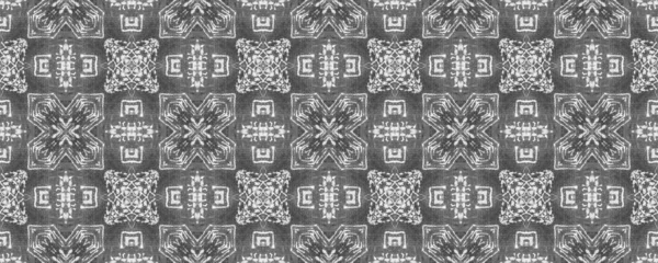 Prosty Wzór Doodle Czarny Kolor Plemienna Szczotka Etniczny Ikat Batik — Zdjęcie stockowe