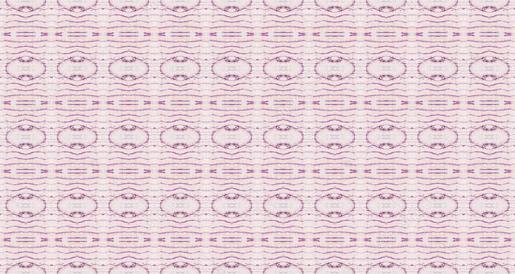Violet Color Bohemian Pattern. Water Color Geometric Brush. Abstract Watercolour Repeat Pattern Abstract Geo Brush. Seamless Stripe Ikat Batik. Pink Colour Bohemian Textile. Tribal Geometric Batik.
