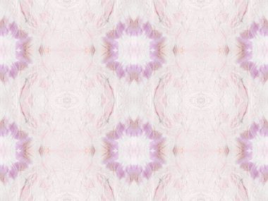 Violet Renkli Geometrik Desen. Soyut Çizgili Ikat Fırçası. Kusursuz Solgun Mark. Mor Renkli Geometrik Fırça. Soyut Suluboya Halı desenli Pembe Bohem deseni. Kabile Bohem Batik.