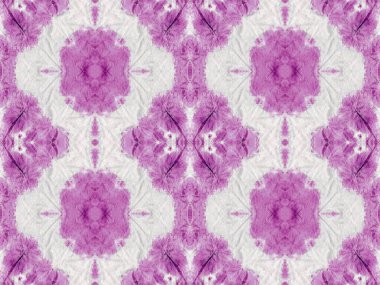 Violet Renkli Geometrik Desen. Soyut Çizgili Ikat Fırçası. Kusursuz suluboya halı desenli gri renkli Geometrik Tekstil. Kabile Bohem Fırçası. Mor Renkli Bohem Batik. Kusursuz Dalgalı Dalga.