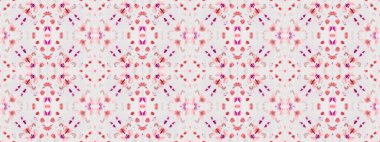 Violet Renkli Bohem deseni. Etnik Bohem Fırçası. Su Boyası Geometrik Batik. Kusursuz Dalgalı Mark. Pembe Renkli Bohem Tekstil. Soyut Suluboya Deseni Tekrarla Soyut Çizgili Ikat Fırça.