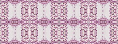 Mor Renkli Geometrik Desen. Kusursuz suluboya halı desenli Ikat işareti. Kabile Bohemian Batik. Violet Renkli Bohem Fırçası. Soyut Çizgili Boho Fırçası. Kırmızı Renkli Geometrik Tekstil.