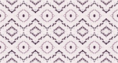 Su Rengi Geometrik Deseni. Soyut Suluboya Şablonu Kusursuz El Batik. Kırmızı Bohem Tekstil. Soyut Stripe Boho Batik. Violet Renkli Geometrik Fırça. Kabile Bohem Batik.