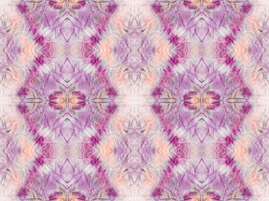 Su Rengi Bohem deseni. Kusursuz Ikat Fırçası. Etnik Geometrik Fırça. Su Boyası Bohem Tekstili. Soyut Stripe Ikat Batik. Soyut Suluboya Halı Deseni Violet Renkli Geometrik Batik.