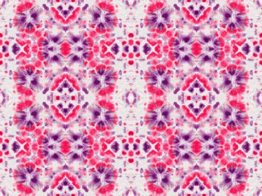 Violet Renkli Geometrik Desen. Kusursuz suluboya halı desenli su rengi Geometrik Batik. Soyut Stripe Ikat Batik. Etnik Geometrik Fırça. Kusursuz Boho Mark. Su Rengi Bohem Deseni.