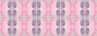 Violet Renkli Geometrik Desen. Kabile Bohem Fırçası. Soyut Çizgili Boho Fırçası. Kusursuz Boyalı Fırça. Pembe Renkli Geometrik Doku. Kusursuz Suluboya Şablonu Mor Bohem Batik.