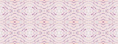 Violet Renkli Geometrik Desen. Su Boyası Bohem Tekstili. Kusursuz çizgili Ikat Batik. Etnik Geometrik Batik. Kusursuz Suluboya Mor Renkli Mor Fırça Tekrarı. Soyut Dalgalı Batik.
