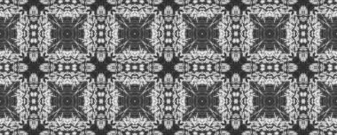 Siyah Renkli Geometrik Desen. Kusursuz Ikat Doodle Tekrarla. Doodle el sallaması. Etnik Ikat Scribble Batik. Soyut Çizgili Mürekkep Deseni. Gri Renkli Mürekkep deseni. Basit boyalı fırça.