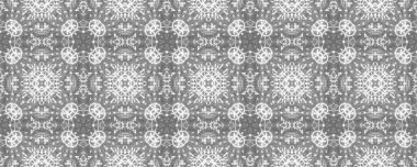 Siyah Renkli Bohem deseni. Gri renkli Ikat Scribble deseni. Kusursuz çizgili mürekkep deseni. Kusursuz Ikat Doodle Halı. Yerli Mürekkep Fırçası. Basit aşiret Boho Batik. Soyut El Dalgası.