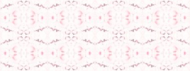 Su Rengi Geometrik Deseni. Kusursuz Ikat Mark. Su Boyası Geometrik Doku. Mor Renkli Bohem Fırçası. Soyut Stripe Boho Batik. Soyut Suluboya Desen Tekrarlama Kabile Geometrik Batik.