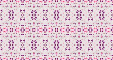 Mor Renkli Geometrik Desen. Soyut Çizgili Boho Fırçası. Su Boyası Geometrik Fırçası. Kabile Geometrik Batik. Kusursuz Soluk Fırça. Kırmızı Renkli Bohem dokusu. Kusursuz Suluboya Tekrarı Deseni