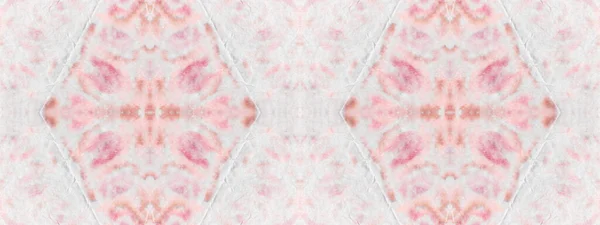 Naadloze Mark Tie Dye Hand Abstracte Vlek Roze Magenta Doek — Stockfoto