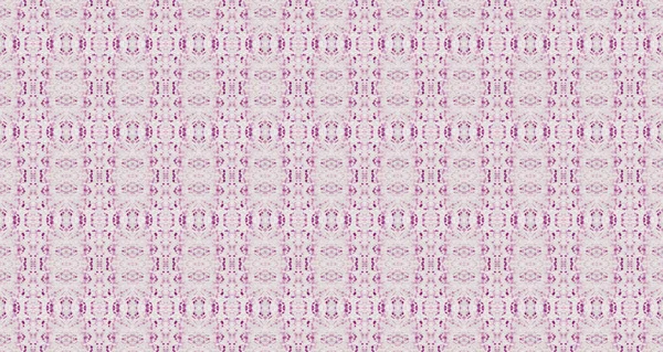 Lila Színű Bohém Minta Violet Color Geometrikus Batik Vízszín Bohém — Stock Fotó