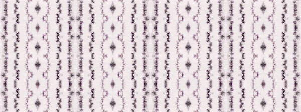 Violet Color Bohemian Minta Vízszín Geometrikus Kefe Varrat Nélküli Akvarell — Stock Fotó