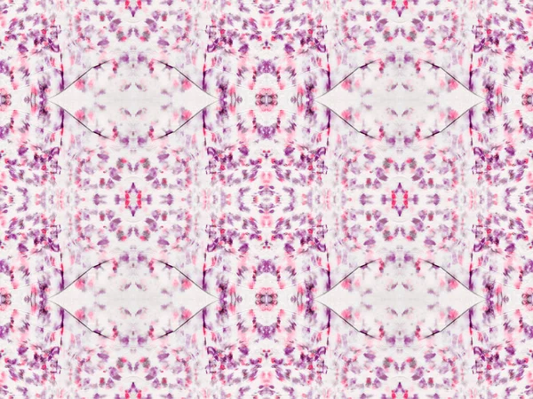 Aquarel Boheemse Patroon Roze Kleur Boheemse Textiel Etnische Geometrische Borstel — Stockfoto