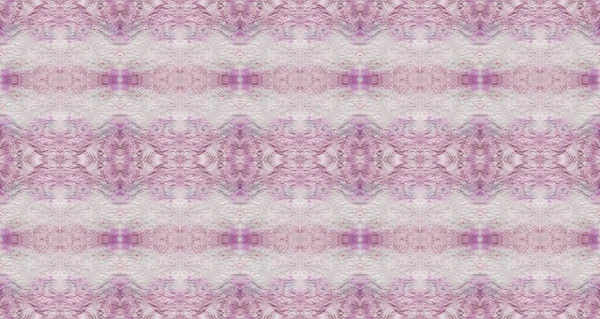 Geometrisches Muster Lila Farbe Nahtloser Blasser Pinsel Aquarell Geometrische Batik — Stockfoto