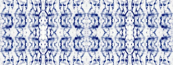 Kumaş Izi Mavi Kravat Boyası Düşürme Mürekkep Soyut Şekil Boho — Stok fotoğraf