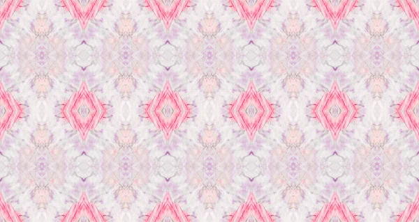 Aquarell Geometrisches Muster Ethnische Geometrische Batik Nahtloses Aquarell Teppichmuster Rosa — Stockfoto