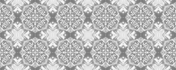 Simple Geometric Pattern Gray Colour Ink Doodle Texture Ethnic Dyed — Stock Photo, Image