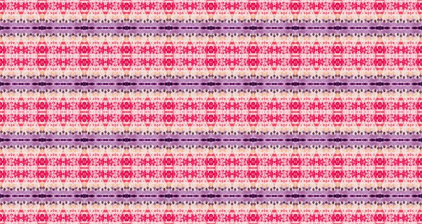 Su Rengi Bohem deseni. Kırmızı Bohem Tekstil. Mor Renkli Geometrik Fırça. Soyut Soluk Yazı. Kusursuz çizgili Ikat fırçası. Etnik Bohem Batik. Soyut Suluboya Şablonu Tekrarla