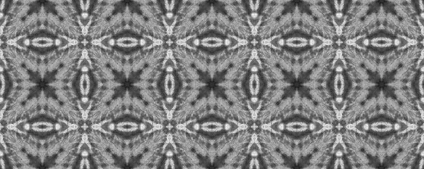 黒のボヘミアン柄 シームレスインクの水彩カーペット 概要Stripe Ikat Pattern グレーのイカット ドードル パターン ネイティブ インク — ストック写真