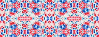 Blue Abstract Mark. Wet Bohemian Tye Dye Drip. Subtle Aquarelle Fluid Pattern. Blue Colour Canvas. Red Color Shape. Wash Ink Texture Flower Boho Abstract Canvas. Ink Colorful Seamless Shape.