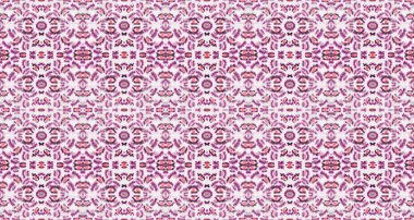 Violet Renkli Bohem deseni. Kabile Bohemian Batik. Kusursuz El İzi. Pembe Renkli Geometrik Desen. Soyut Stripe Ikat Batik. Kusursuz Suluboya Halı desenli Su Renkli Bohem Fırçası.