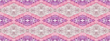 Violet Renkli Bohem deseni. Pembe Renkli Bohem deseni. Su Boyası Geometrik Batik. Soyut Suluboya Halı desenli Etnik Geometrik Fırça. Soyut Soluk Dalga. Kusursuz Çizgili Ikat Batik.