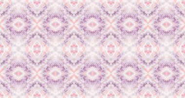 Violet Renkli Geometrik Desen. Soyut Çizgili Boho Fırçası. Su Boyası Geometrik Fırçası. Soyut Suluboya Şablonu Kırmızı Bohem Kalıbı. Kusursuz Ikat Mark. Etnik Bohem Batik.