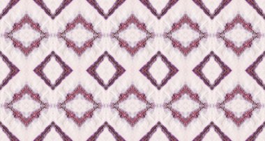 Su Rengi Bohem deseni. Kusursuz çizgili Ikat fırçası. Etnik Bohem Fırçası. Violet Color Geometric Batik. Su Boyası Bohem Tekstili. Soyut Dalga Dalgası. Kusursuz suluboya halı deseni