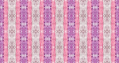 Su Rengi Geometrik Deseni. Soyut Suluboya Şablonu Kusursuz Dalgalı Yazdırma. Mor Renkli Geometrik Fırça. Kırmızı Renkli Bohem Kalıbı. Soyut Stripe Ikat Batik. Etnik Bohem Batik.
