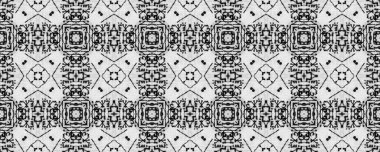 Basit Geometrik Desen. Kusursuz mürekkepsiz suluboya halı. Soyut Dalgalı Batik. Siyah renkli boyalı fırça. Gri Renkli Mürekkep deseni. Etnik Ikat Scribble Batik. Doodle Stripe Ikat Deseni.