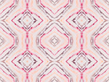 Mor Renkli Geometrik Desen. Su Boyası Bohem Batik. Kusursuz çizgili Ikat fırçası. Soyut Suluboya Halı Deseni Soyut Dalga Dalgası. Su Boyası Geometrik Tekstil. Etnik Bohem Fırçası.