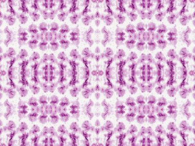 Su Rengi Bohem deseni. Violet Renkli Geometrik Fırça. Soyut Dalga Dalgası. Soyut Suluboya Tekrarı Kusursuz Çizgili İkat Batik. Etnik Geometrik Batik. Pembe Renkli Bohem Tekstil.