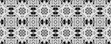 Siyah Renkli Geometrik Desen. Kusursuz Ikat Doodle Tekrarla. Gri Renkli Mürekkep deseni. Yerli Ikat Scribble Fırçası. Etnik Tasarım Mürekkep Modeli. Doodle Ikat Yazdırma. Basit Etnik Boyanmış Batik.