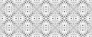 Siyah Renkli Bohem deseni. Kusursuz Geo Print. Basit Kabile Eli Batik. Kusursuz mürekkepsiz suluboya tasarımı. Etnik Mürekkep Karalama Fırçası. Etnik Tasarım Kalıbı. Gri Renkli Ikat Doodle Tekstil.